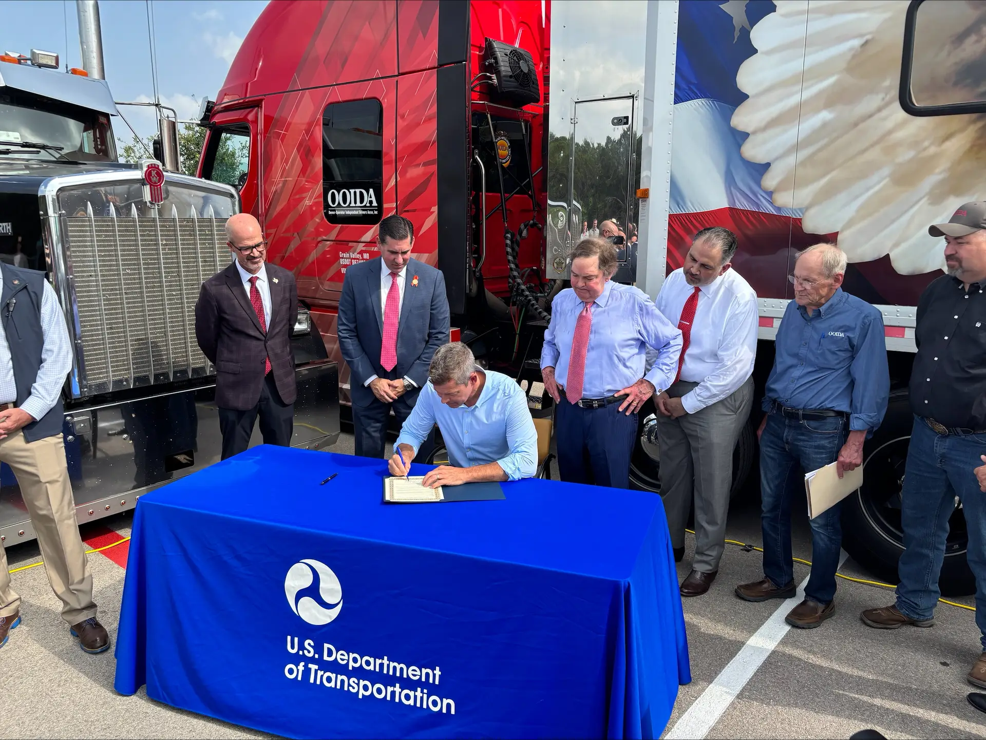 U.S. Transportation Secretary Sean P. Duffy Signs Order Announcing New Guidance to Enforce English Proficiency Requirement for Truckers